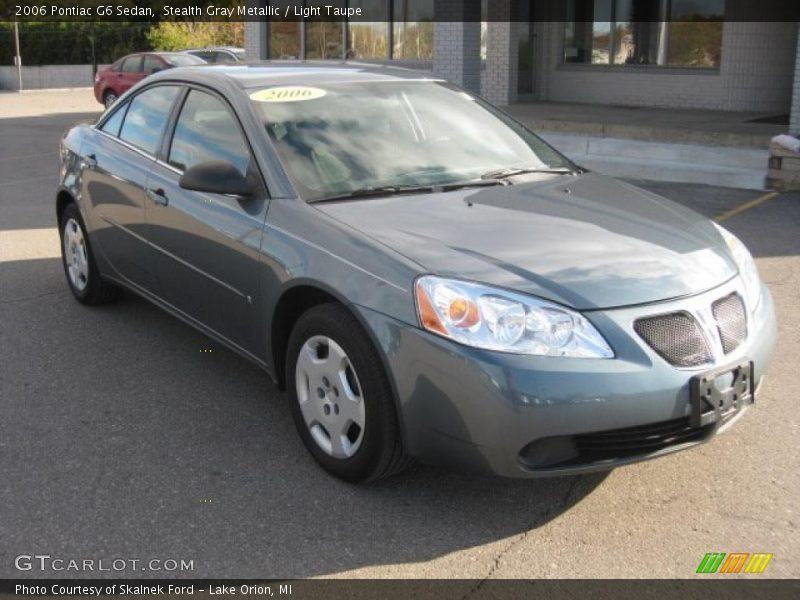Stealth Gray Metallic / Light Taupe 2006 Pontiac G6 Sedan