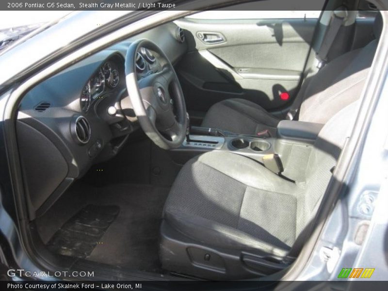 Stealth Gray Metallic / Light Taupe 2006 Pontiac G6 Sedan