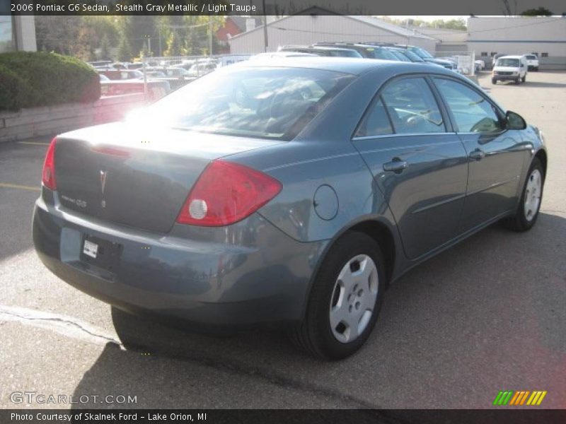 Stealth Gray Metallic / Light Taupe 2006 Pontiac G6 Sedan