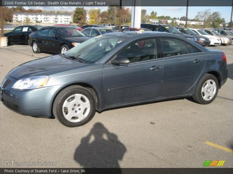 Stealth Gray Metallic / Light Taupe 2006 Pontiac G6 Sedan
