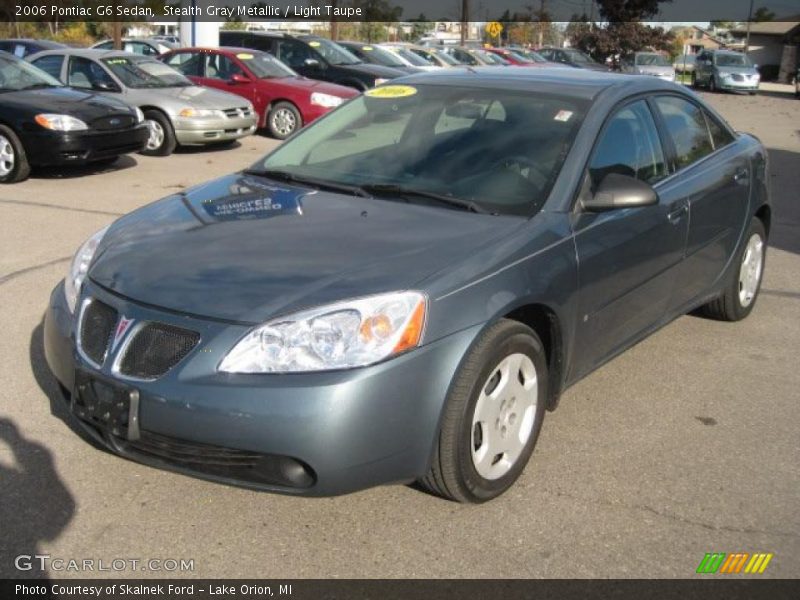 Stealth Gray Metallic / Light Taupe 2006 Pontiac G6 Sedan