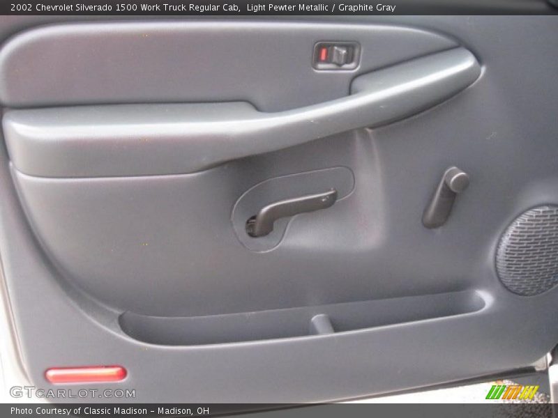 Light Pewter Metallic / Graphite Gray 2002 Chevrolet Silverado 1500 Work Truck Regular Cab