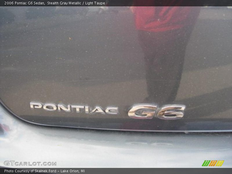 Stealth Gray Metallic / Light Taupe 2006 Pontiac G6 Sedan