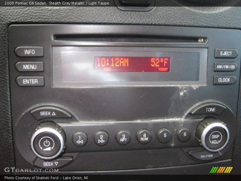 Stealth Gray Metallic / Light Taupe 2006 Pontiac G6 Sedan