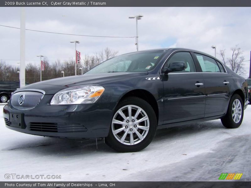 Cyber Gray Metallic / Titanium 2009 Buick Lucerne CX