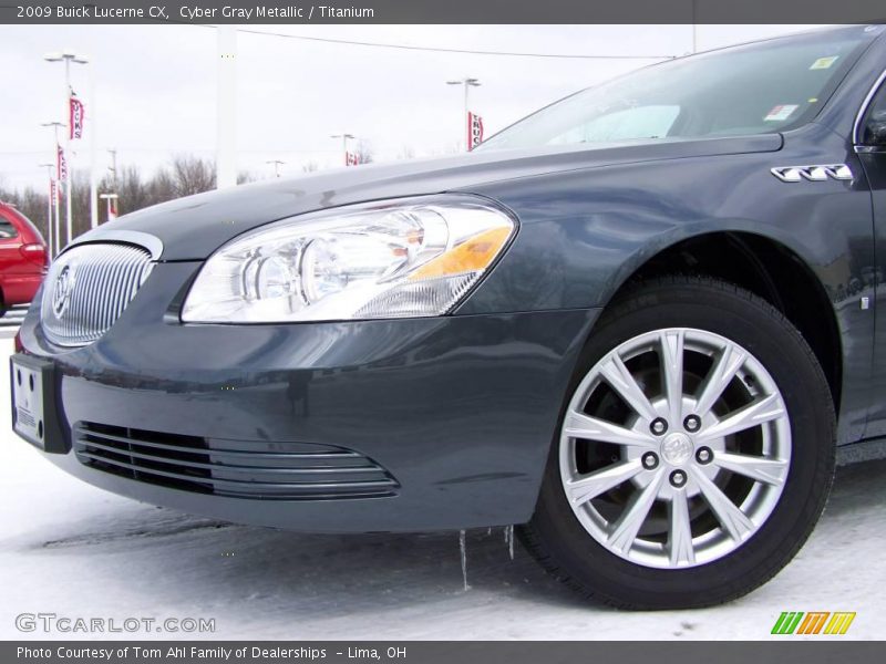 Cyber Gray Metallic / Titanium 2009 Buick Lucerne CX