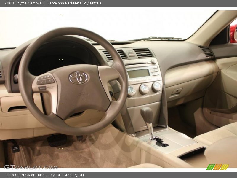 Barcelona Red Metallic / Bisque 2008 Toyota Camry LE