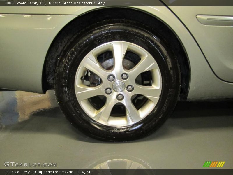 Mineral Green Opalescent / Gray 2005 Toyota Camry XLE