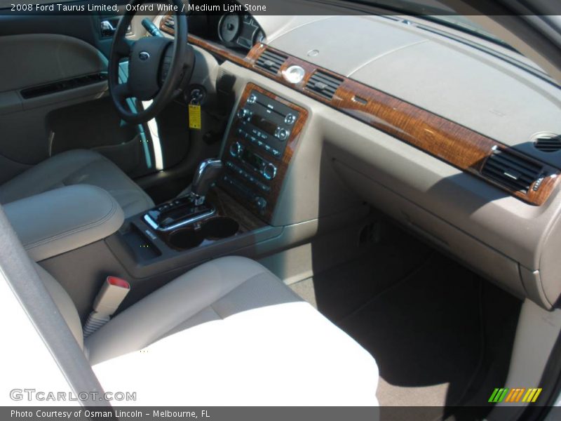 Oxford White / Medium Light Stone 2008 Ford Taurus Limited