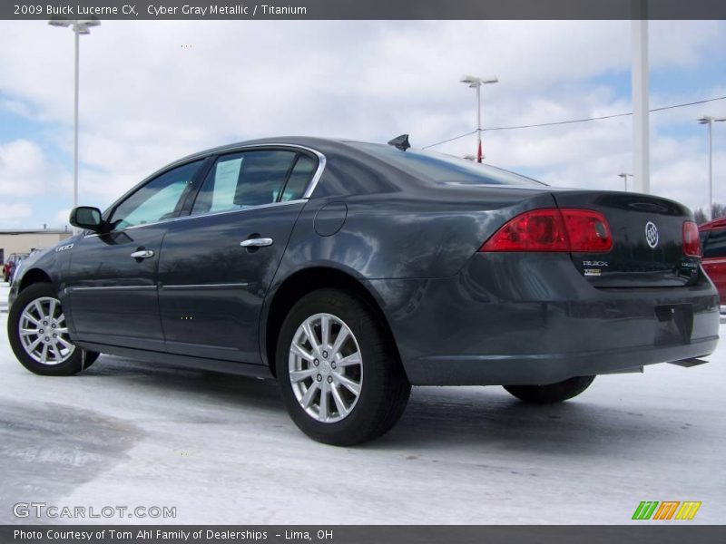 Cyber Gray Metallic / Titanium 2009 Buick Lucerne CX