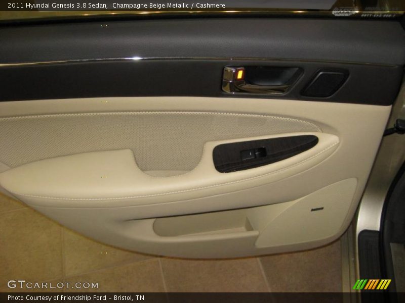Champagne Beige Metallic / Cashmere 2011 Hyundai Genesis 3.8 Sedan
