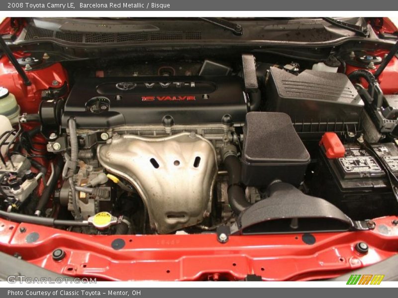 Barcelona Red Metallic / Bisque 2008 Toyota Camry LE