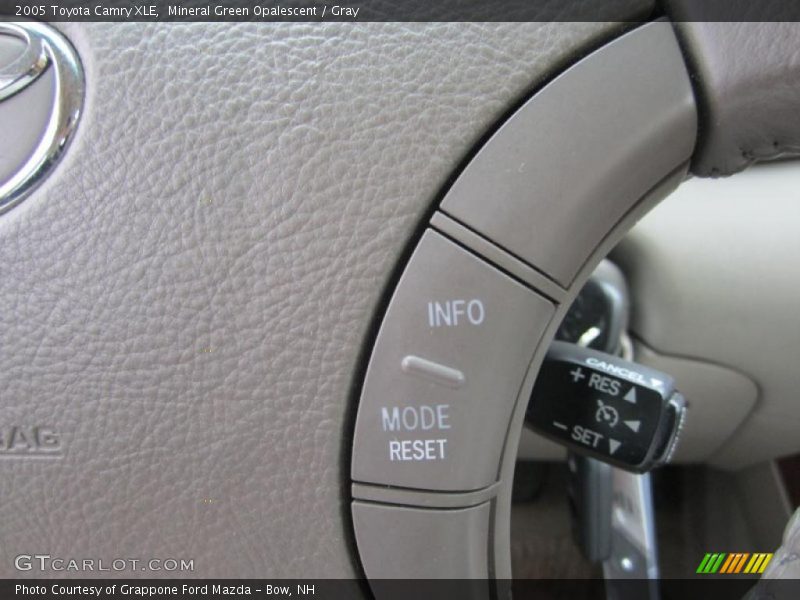 Mineral Green Opalescent / Gray 2005 Toyota Camry XLE