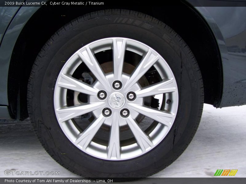 Cyber Gray Metallic / Titanium 2009 Buick Lucerne CX