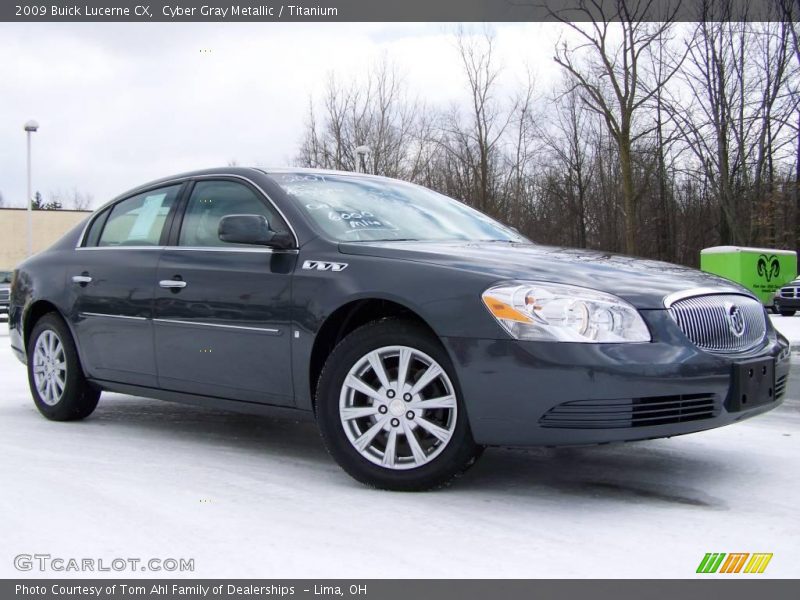 Cyber Gray Metallic / Titanium 2009 Buick Lucerne CX