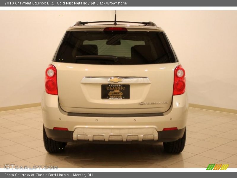 Gold Mist Metallic / Jet Black/Brownstone 2010 Chevrolet Equinox LTZ