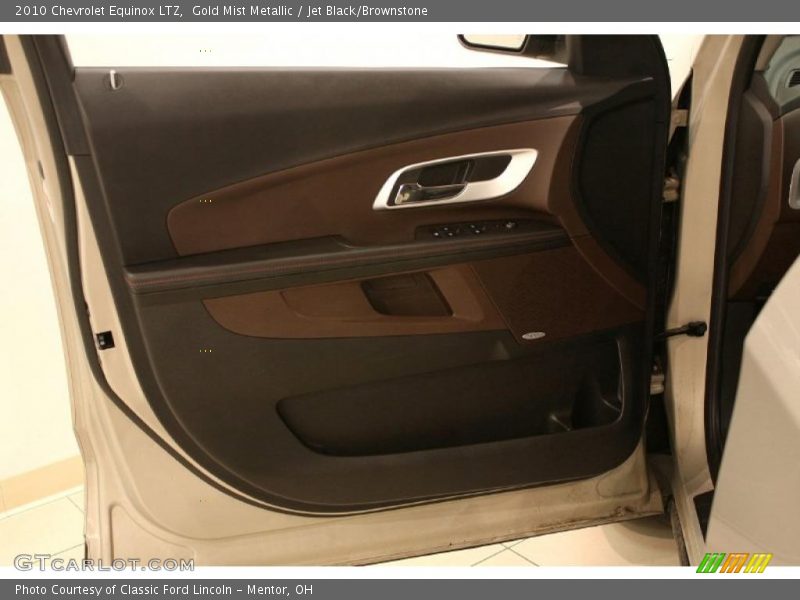 Gold Mist Metallic / Jet Black/Brownstone 2010 Chevrolet Equinox LTZ