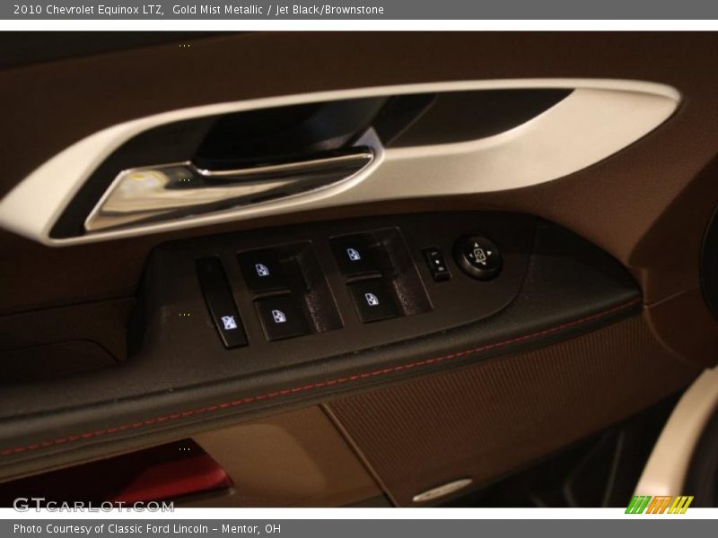 Gold Mist Metallic / Jet Black/Brownstone 2010 Chevrolet Equinox LTZ