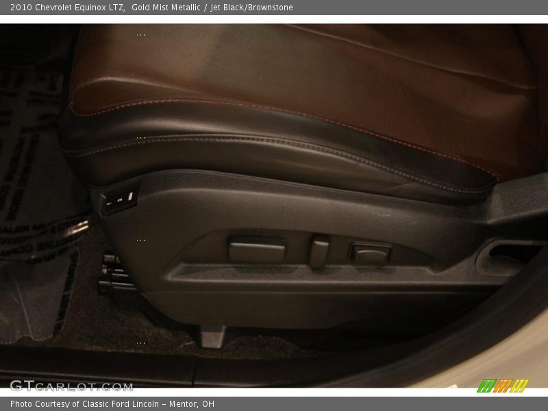 Gold Mist Metallic / Jet Black/Brownstone 2010 Chevrolet Equinox LTZ
