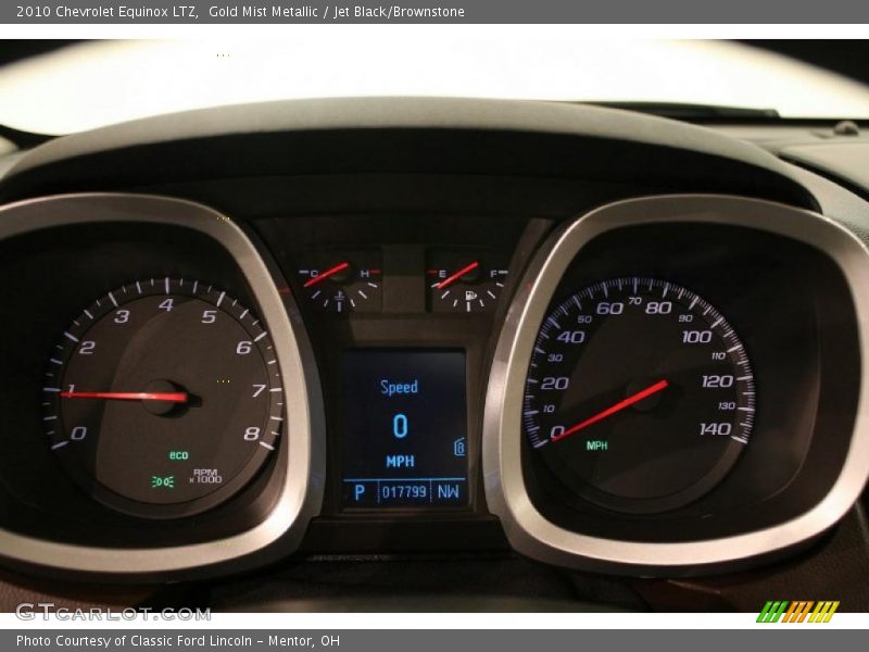 Gold Mist Metallic / Jet Black/Brownstone 2010 Chevrolet Equinox LTZ