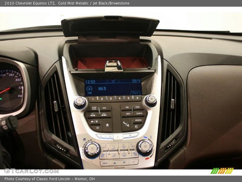Gold Mist Metallic / Jet Black/Brownstone 2010 Chevrolet Equinox LTZ