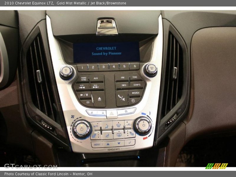 Controls of 2010 Equinox LTZ