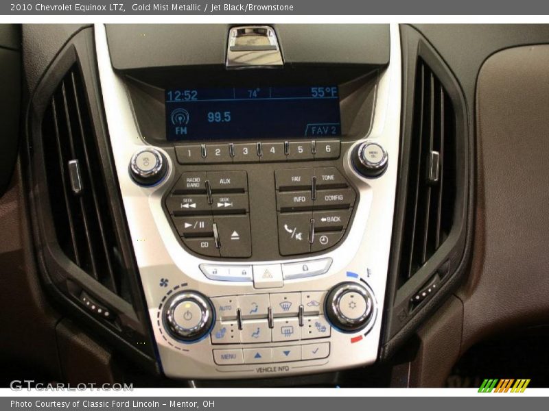 Gold Mist Metallic / Jet Black/Brownstone 2010 Chevrolet Equinox LTZ