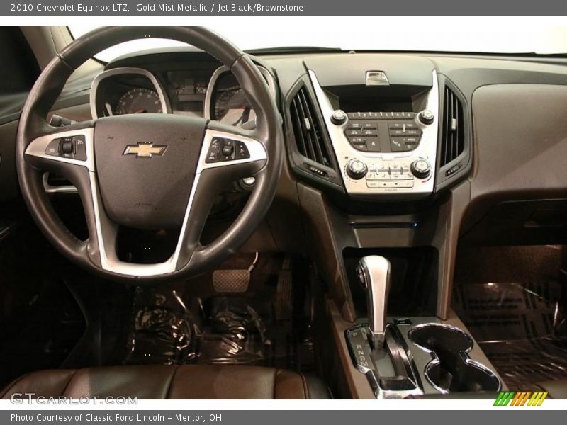 Gold Mist Metallic / Jet Black/Brownstone 2010 Chevrolet Equinox LTZ