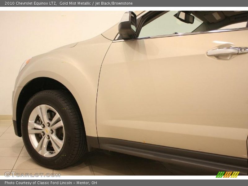 Gold Mist Metallic / Jet Black/Brownstone 2010 Chevrolet Equinox LTZ