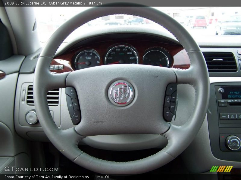 Cyber Gray Metallic / Titanium 2009 Buick Lucerne CX