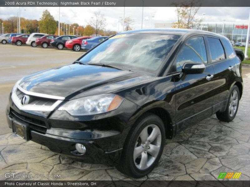 Nighthawk Black Pearl / Ebony 2008 Acura RDX Technology