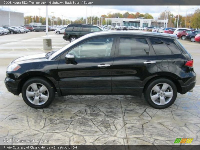 Nighthawk Black Pearl / Ebony 2008 Acura RDX Technology
