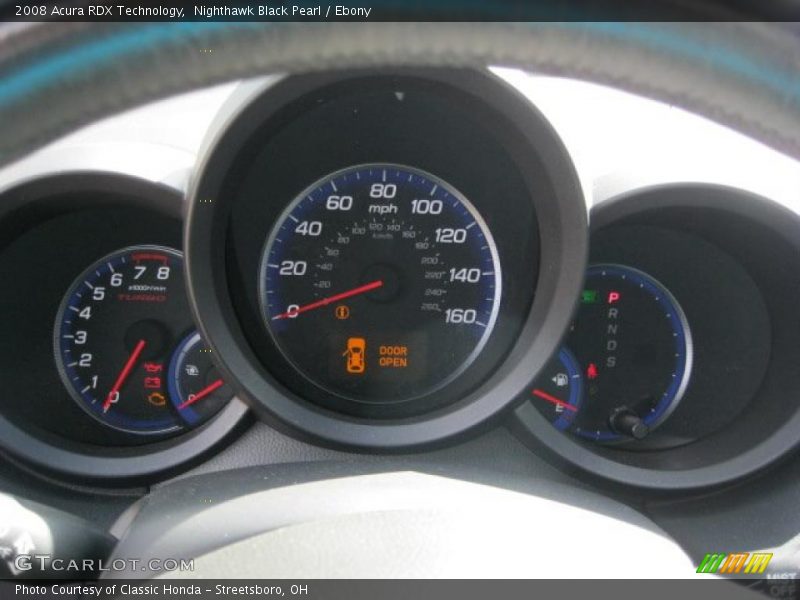Nighthawk Black Pearl / Ebony 2008 Acura RDX Technology