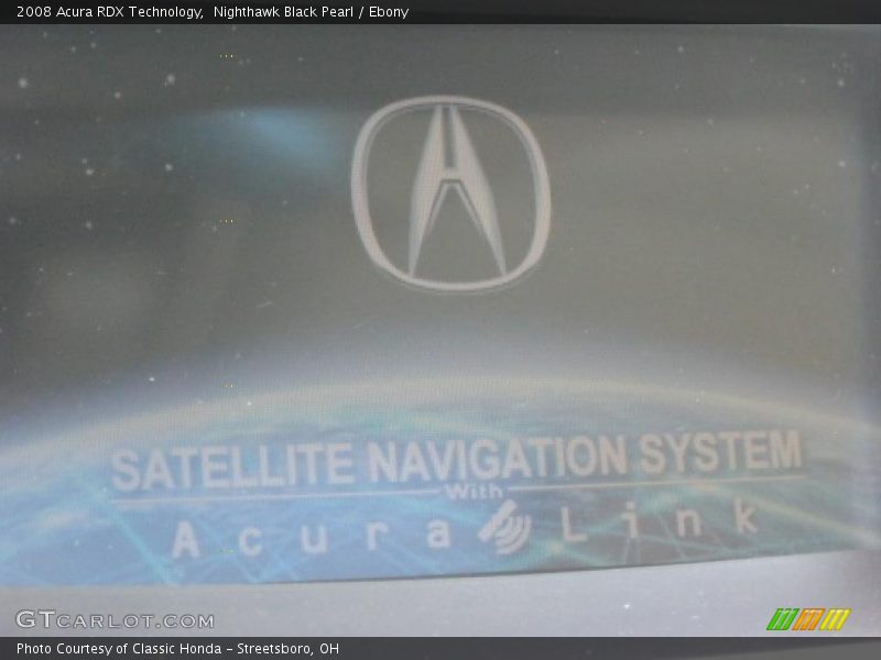 Nighthawk Black Pearl / Ebony 2008 Acura RDX Technology