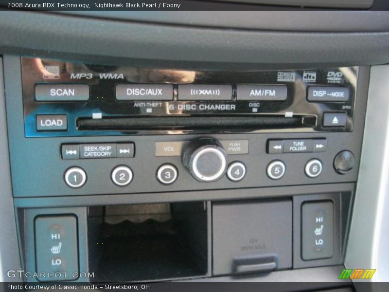 Nighthawk Black Pearl / Ebony 2008 Acura RDX Technology