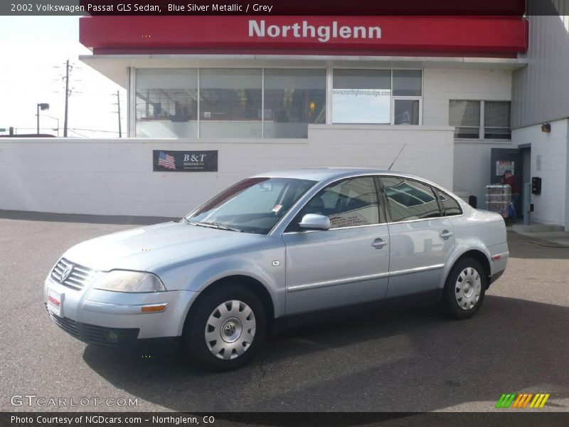 Blue Silver Metallic / Grey 2002 Volkswagen Passat GLS Sedan