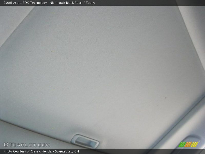 Nighthawk Black Pearl / Ebony 2008 Acura RDX Technology