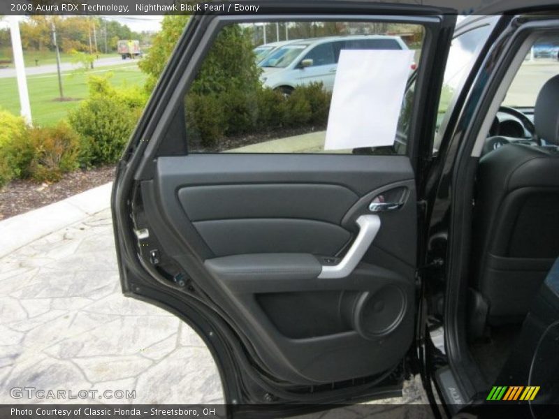 Nighthawk Black Pearl / Ebony 2008 Acura RDX Technology