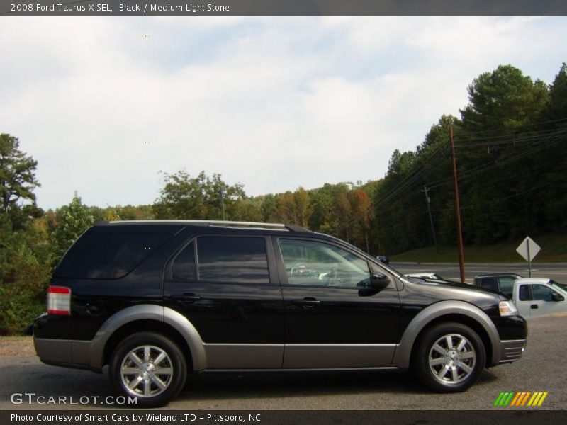 Black / Medium Light Stone 2008 Ford Taurus X SEL