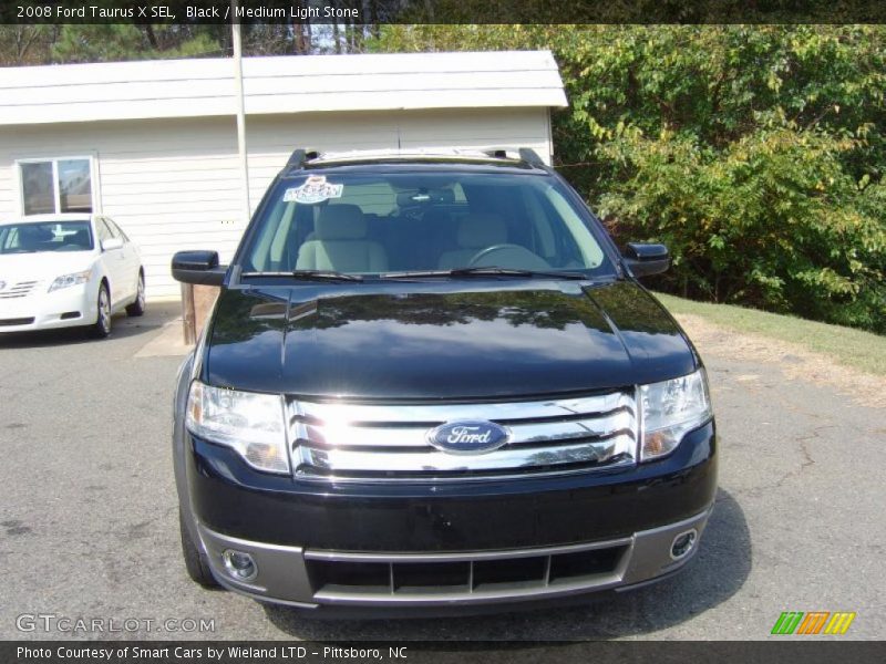 Black / Medium Light Stone 2008 Ford Taurus X SEL
