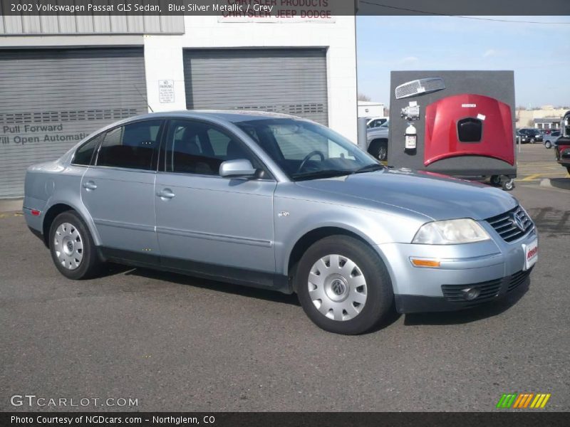 Blue Silver Metallic / Grey 2002 Volkswagen Passat GLS Sedan