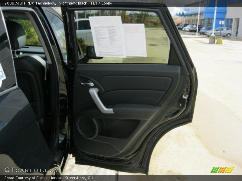 Nighthawk Black Pearl / Ebony 2008 Acura RDX Technology