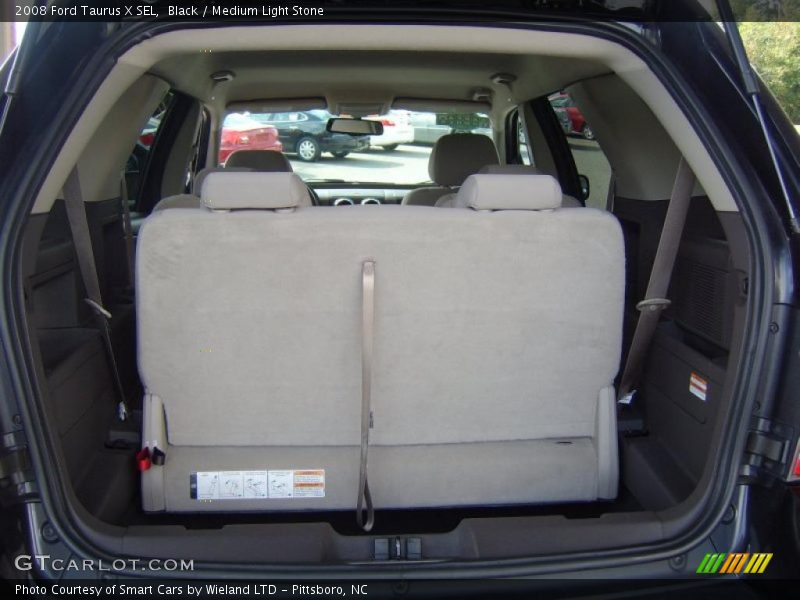 Black / Medium Light Stone 2008 Ford Taurus X SEL