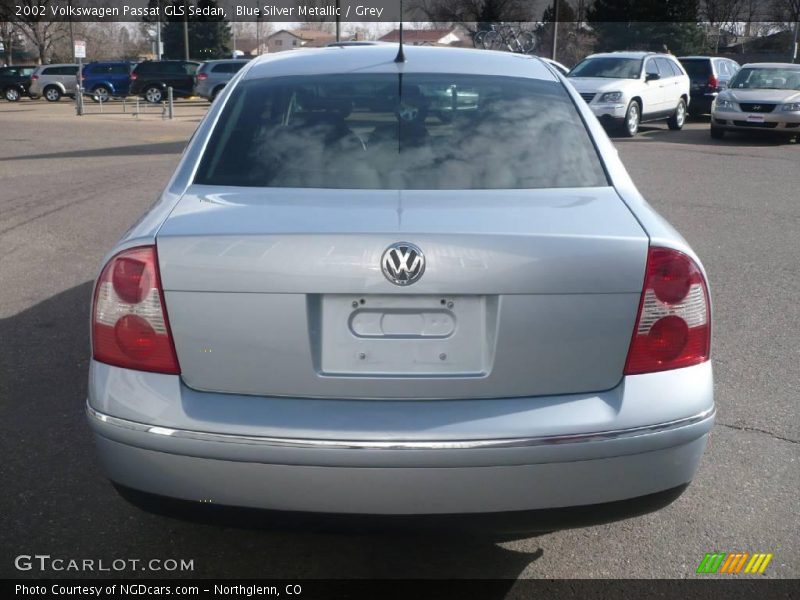 Blue Silver Metallic / Grey 2002 Volkswagen Passat GLS Sedan