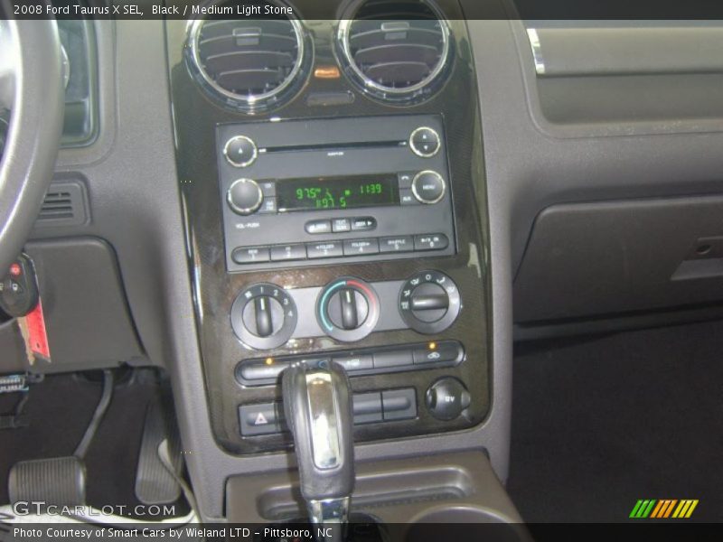 Black / Medium Light Stone 2008 Ford Taurus X SEL