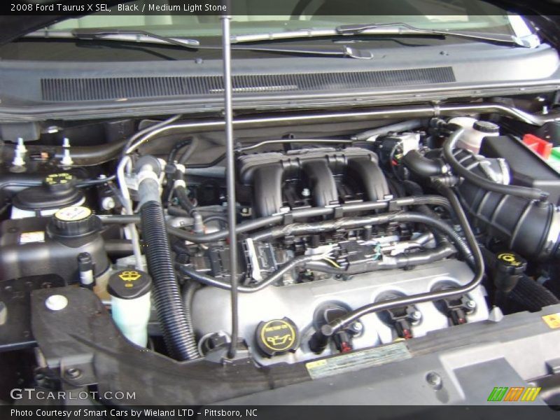 Black / Medium Light Stone 2008 Ford Taurus X SEL