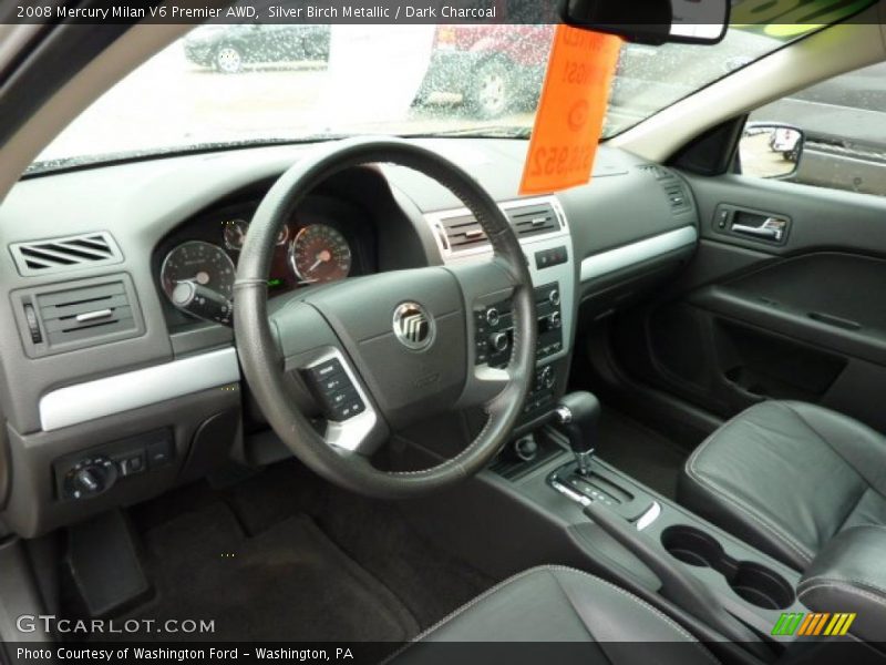  2008 Milan V6 Premier AWD Dark Charcoal Interior