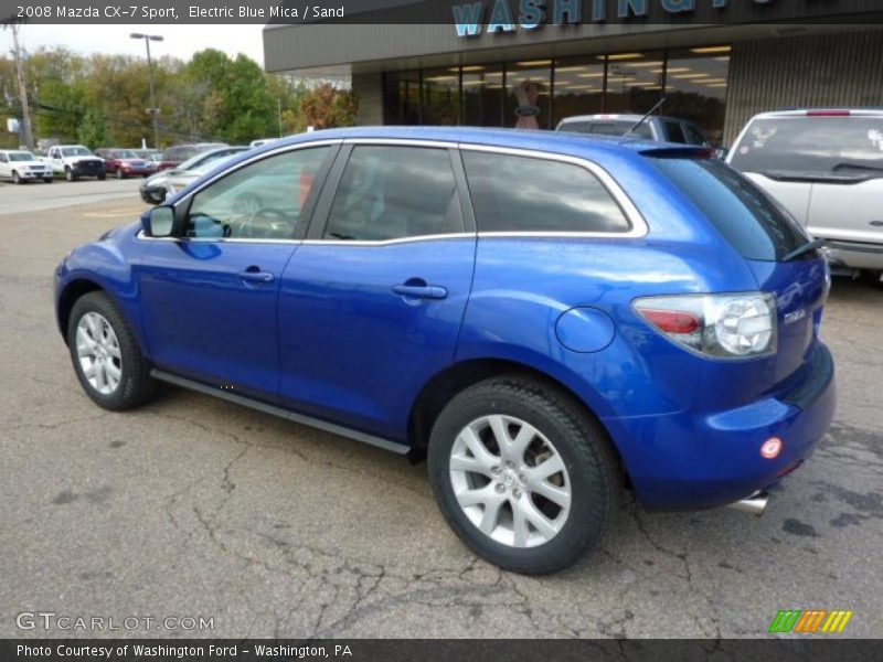 Electric Blue Mica / Sand 2008 Mazda CX-7 Sport