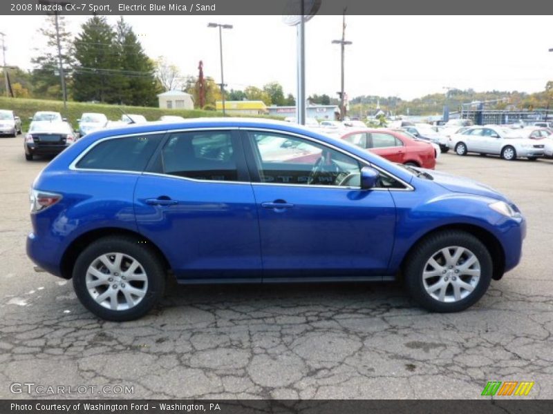 Electric Blue Mica / Sand 2008 Mazda CX-7 Sport