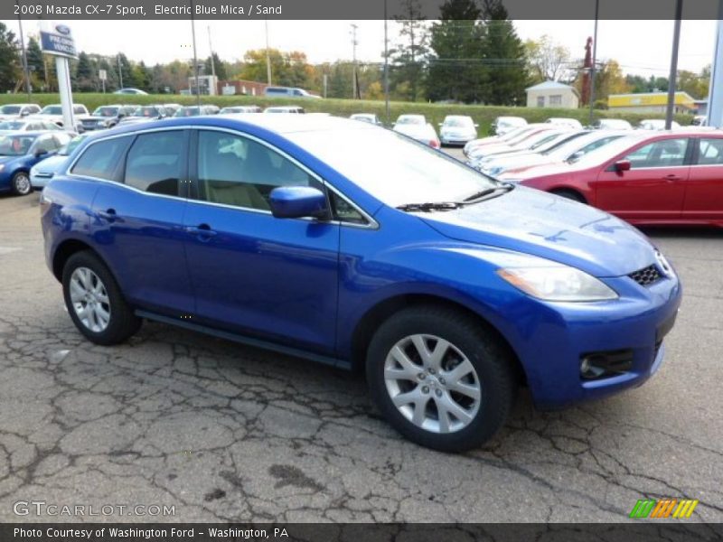 Electric Blue Mica / Sand 2008 Mazda CX-7 Sport